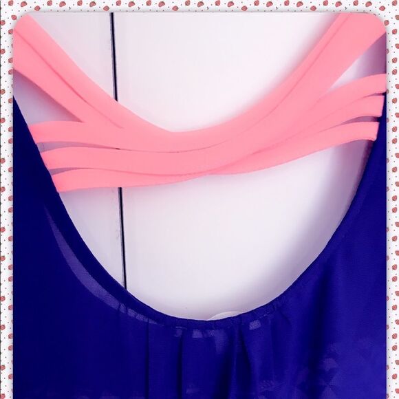 NWOT Sleeveless Chiffon Blouse Size S - Picture 3 of 5